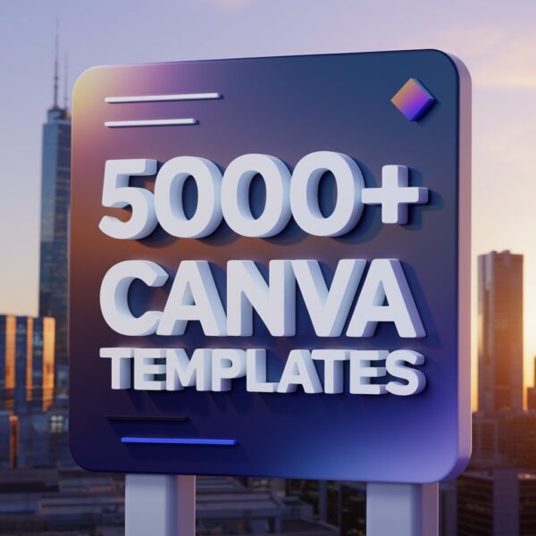 5000+PremiumCanvaEditable Templates